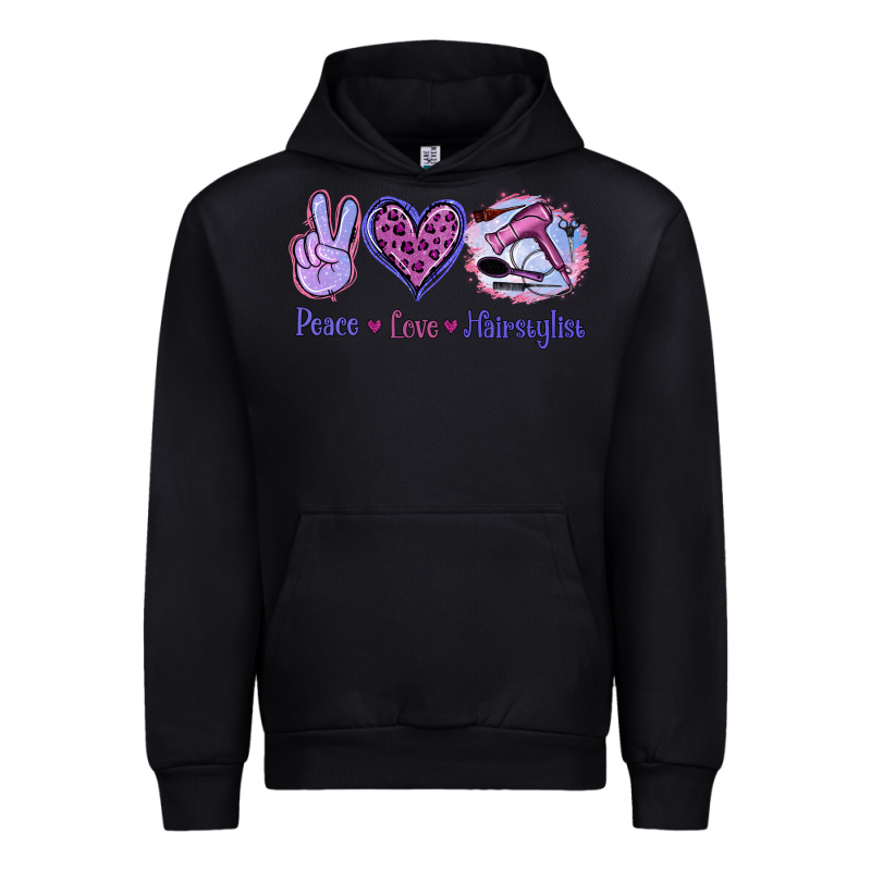 Peace Love Hairstylist Urban Hoodie by Jasminsmagicworld | Teevron