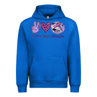 Cobalt Peace Love Hairstylist Urban Hoodie - Jasminsmagicworld