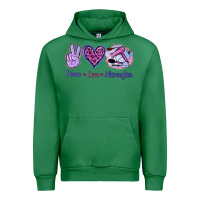 Emerald Peace Love Hairstylist Urban Hoodie - Jasminsmagicworld