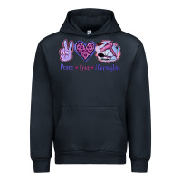Navy Peace Love Hairstylist Urban Hoodie - Jasminsmagicworld