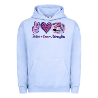 Pigment Grape Ice Peace Love Hairstylist Urban Hoodie - Jasminsmagicworld