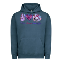 Pigment Midnight Navy Peace Love Hairstylist Urban Hoodie - Jasminsmagicworld