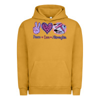 Pigment Peanut Butter Peace Love Hairstylist Urban Hoodie - Jasminsmagicworld