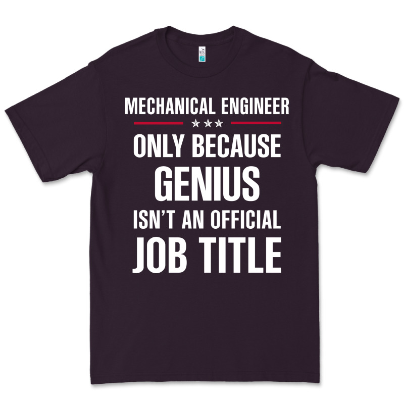 Gift For Genius Mechanical Engineer Premium Tee by DesigneFamous | Teevron