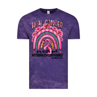 Cloud Purple heal cancer rainbow Vintage Tee - LillyAllenDesigns