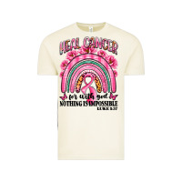 Heal Cancer Rainbow Vintage Tee | Teevron