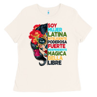 Bone sugar skull women hispanic heritage month Ladies Tee - BundleAndBundleShop