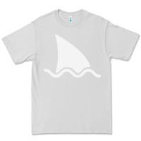Dove Grey shark fin Premium Tee - DesigneFamous