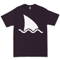 Plum shark fin Premium Tee - DesigneFamous