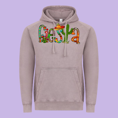 Fiesta Vintage Hoodie Designed By Racoondesign