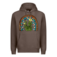 Coffee cactus gemstone rainbow Premium Hoodie - Artiststas