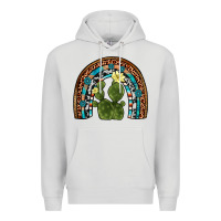 Dove Grey cactus gemstone rainbow Premium Hoodie - Artiststas