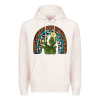 Pale Pink cactus gemstone rainbow Premium Hoodie - Artiststas