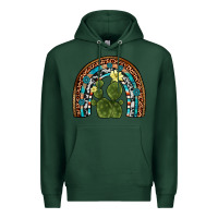 Sports Green cactus gemstone rainbow Premium Hoodie - Artiststas