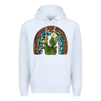 White cactus gemstone rainbow Premium Hoodie - Artiststas