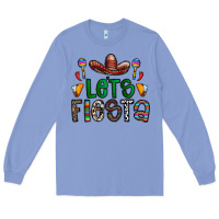 Colony Blue fiesta Long Sleeve Tee - CowhideDigitalArt