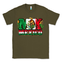 Army Green MX Mexico Classic Tee - FaDigitalArtStudio