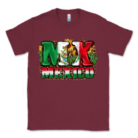 Burgundy MX Mexico Classic Tee - FaDigitalArtStudio