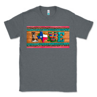 Charcoal Heather love texas sunflowers cactus cowhide license plate Classic Tee - Artiststas