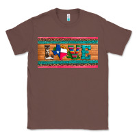 Chestnut love texas sunflowers cactus cowhide license plate Classic Tee - Artiststas