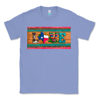 Colony Blue love texas sunflowers cactus cowhide license plate Classic Tee - Artiststas