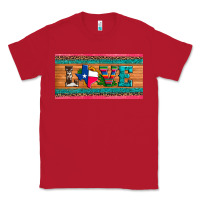 Red love texas sunflowers cactus cowhide license plate Classic Tee - Artiststas
