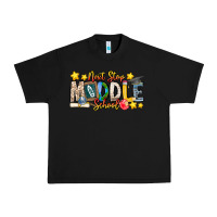 Black Next Stop Middle School Urban Heavy Tee - CowhideDigitalArt