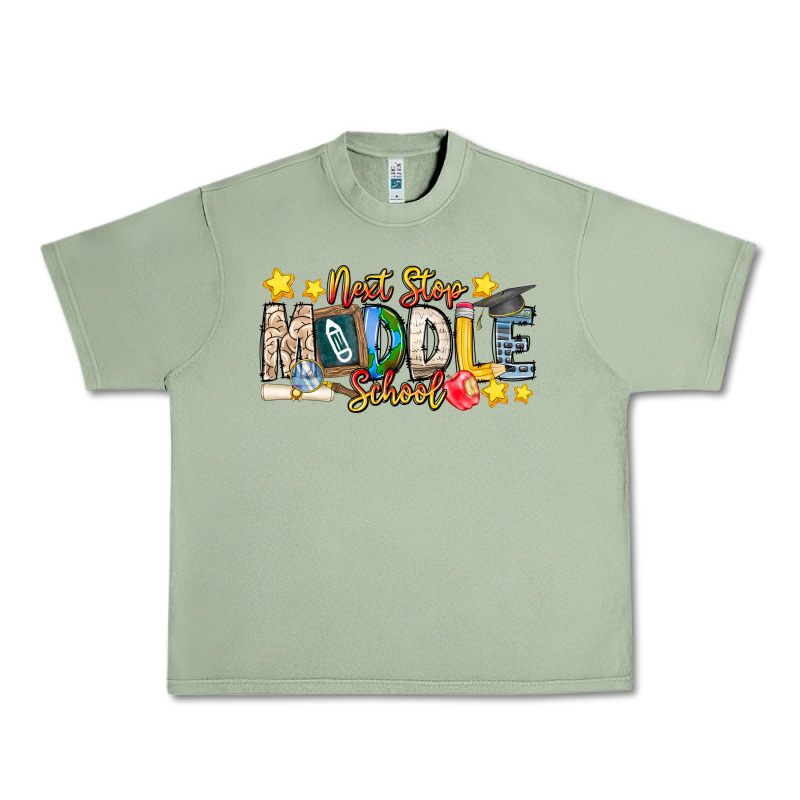 Next Stop Middle School Urban Heavy Tee by CowhideDigitalArt | Teevron