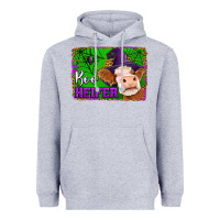 Heather Grey boo heifer Heavyweight Hoodie - Jasminsmagicworld