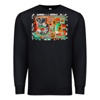 Black western back to school 5th grade 2 Premium Sweatshirt - Jasminsmagicworld