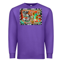 Purple western back to school 5th grade 2 Premium Sweatshirt - Jasminsmagicworld