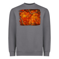 Storm orange hunter camouflage pattern brushstroke Heavyweight Sweatshirt - Jasminsmagicworld