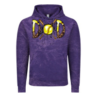 Cloud Purple dad softball Vintage Hoodie - RacoonDesign