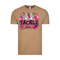 Vintage Coffee tackle cancer with ghosts playing football Vintage Tee - LillyAllenDesigns