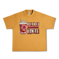 Peanut Butter V For is Valentine Venti Urban Heavy Tee - CowhideDigitalArt