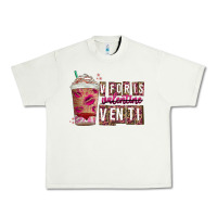 Pistachio V For is Valentine Venti Urban Heavy Tee - CowhideDigitalArt