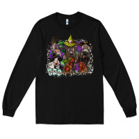 Black animal halloween Long Sleeve Tee - SublimationCraftShop