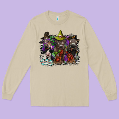 Animal Halloween Long Sleeve Tee Designed By Sublimationcraftshop