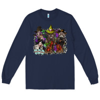 Navy animal halloween Long Sleeve Tee - SublimationCraftShop