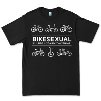 Black bikesexual   cyclist bicycle biking bike cycling t shirt tee gift Premium Tee - DesigneFamous