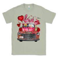 Matcha Western Valentines Day Truck Love Bird Letter Classic Tee - FaDigitalArtStudio