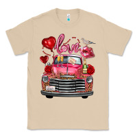 Mushroom Western Valentines Day Truck Love Bird Letter Classic Tee - FaDigitalArtStudio