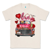Natural Western Valentines Day Truck Love Bird Letter Classic Tee - FaDigitalArtStudio