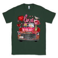Sports Green Western Valentines Day Truck Love Bird Letter Classic Tee - FaDigitalArtStudio