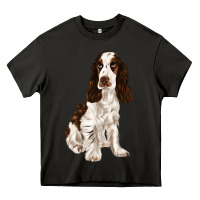 Asphalt english cocker spaniel Heavy Core Tee - FaDigitalArtStudio