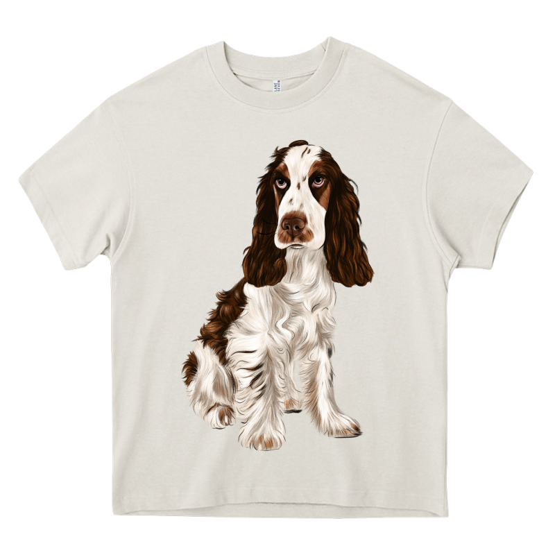 English Cocker Spaniel Heavy Core Tee by FaDigitalArtStudio | Teevron