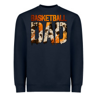 Navy no background basketball dad Heavyweight Sweatshirt - Jasminsmagicworld