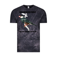 Cloud Black Western Ground Parrot Rare Wild And West Australia Vintage Tee - Bettercallsaul