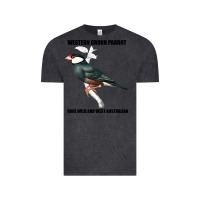 Vintage Black Western Ground Parrot Rare Wild And West Australia Vintage Tee - Bettercallsaul