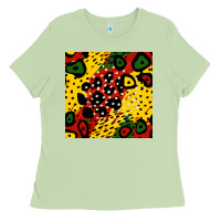 Matcha african colors pattern Ladies Tee - BundleAndBundleShop
